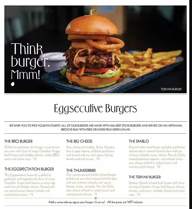 Eggspectation Burgers Updated