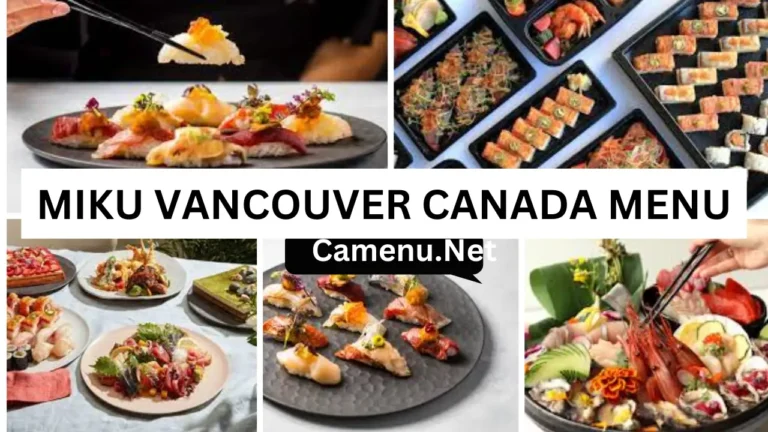 MIKU Vancouver Canada Menu Updated Prices 2024