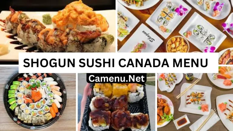 Shogun Sushi Menu Canada Latest Prices List 2024