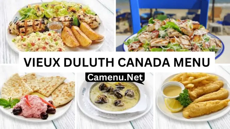 Vieux Duluth Canada Menu New Prices 2024