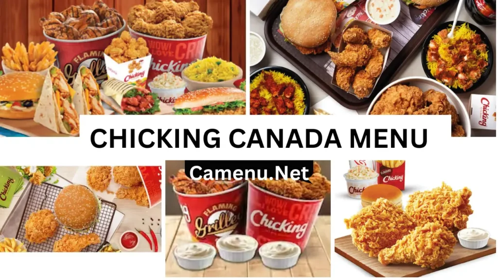 ChicKing Canada Menu