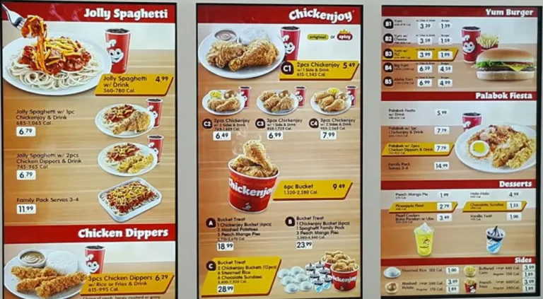 Jollibee Menu