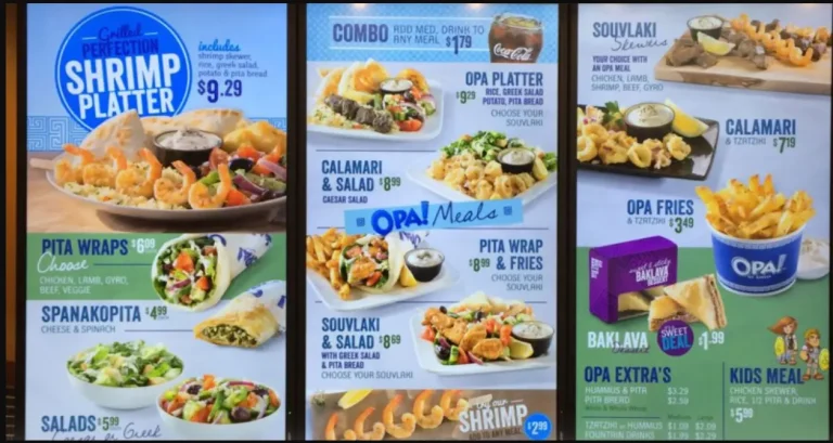 Opa Menu