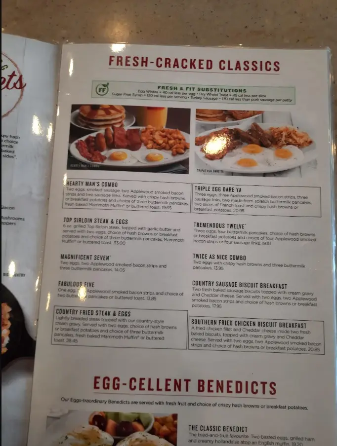 Perkins Restaurant & Bakery Menu