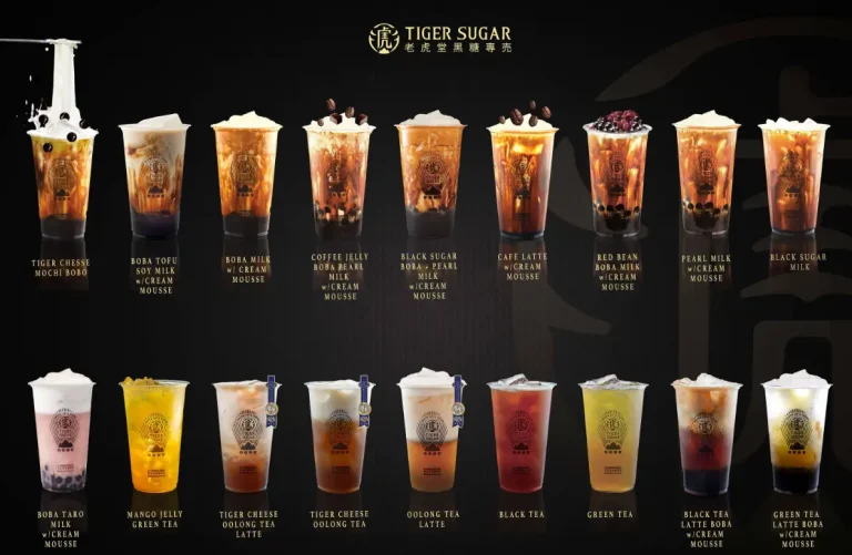 Tiger Sugar Menu